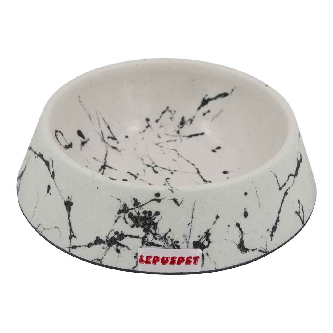 Mermer Mama Tası White Black