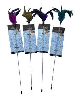 KEDİLER İÇİN OYUNCAK OLTA ZİLLİ 58CM 12Lİ