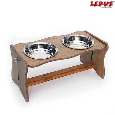 Retro Ayarlı Mama ve Su Kabı