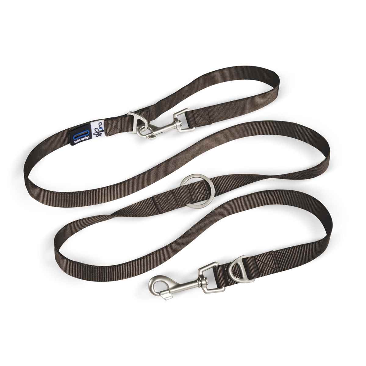 Adjustable Leash Naylon Brown L