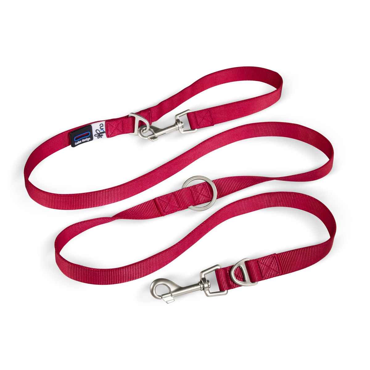 Adjustable Leash Naylon Red M