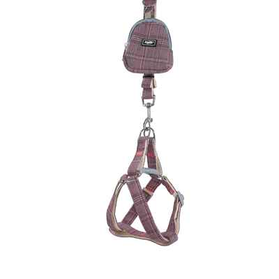 EKOSE DESENLİ GÖĞÜS TASMASI+GEZDİRME ÇANTALI 2,0CM