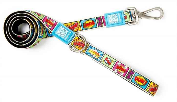 Max & Molly Comic Gezdirme Kayışı-Large