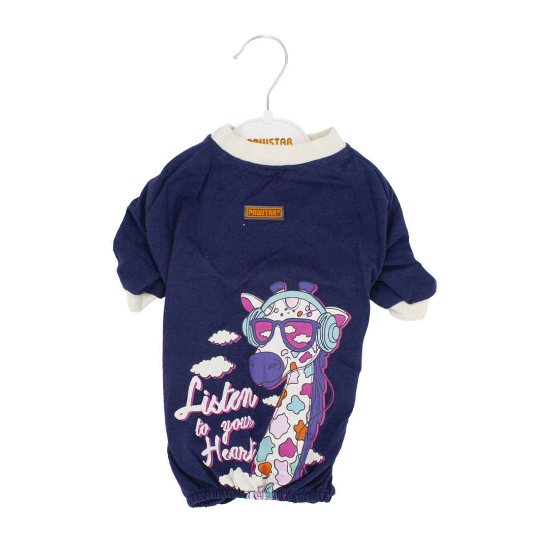 Navy Blue Giraffe Pyjamas (5 li Set )