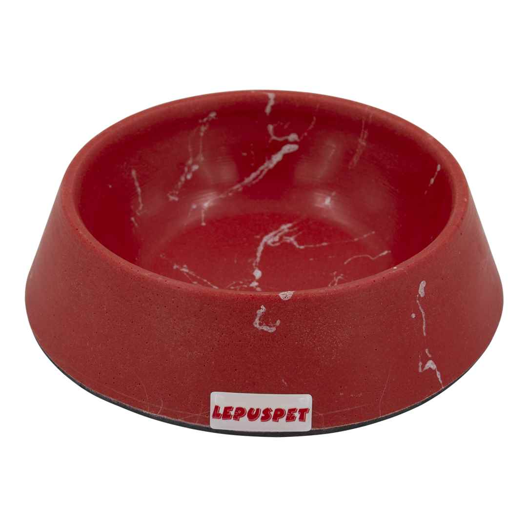 Mermer Mama Tası Red White