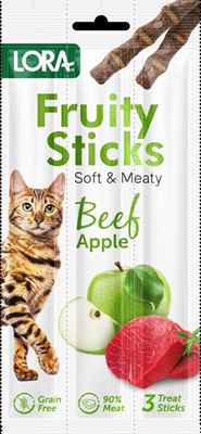 PROFF KEDİ ÖDÜLÜ ELMA-SIĞIR 3 ADET 24 LÜ PAKET