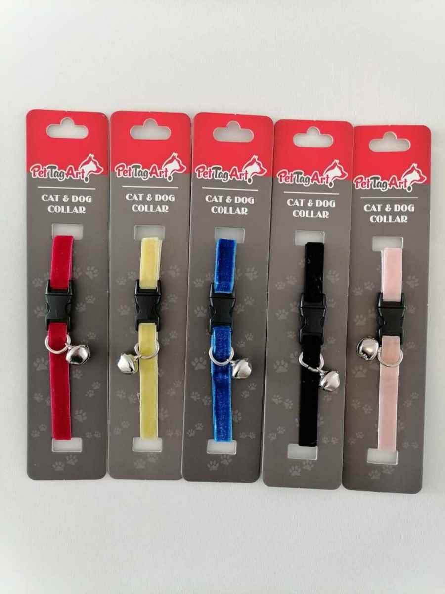 Kedi Boyun Tasması Kadife 10