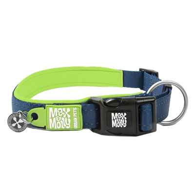 Max & Molly Smart ID Matrix Lime Green Boyun Tasması-Xsamll