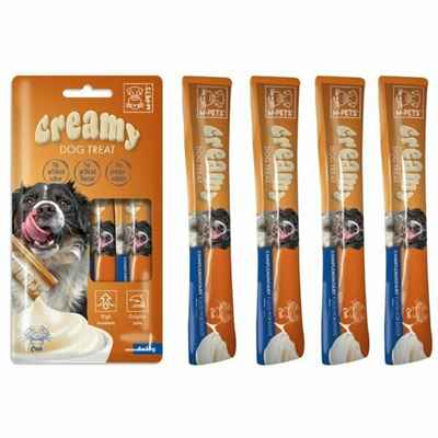 M-PETS KÖPEK ÖDÜLÜ CREAMY YENGEÇLİ 4X15GR (10LU PAKET)