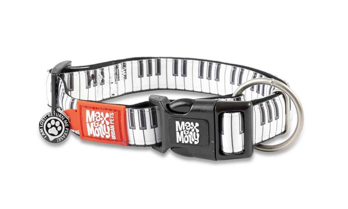 Max & Molly Smart ID Piano Boyun Tasması-Medium