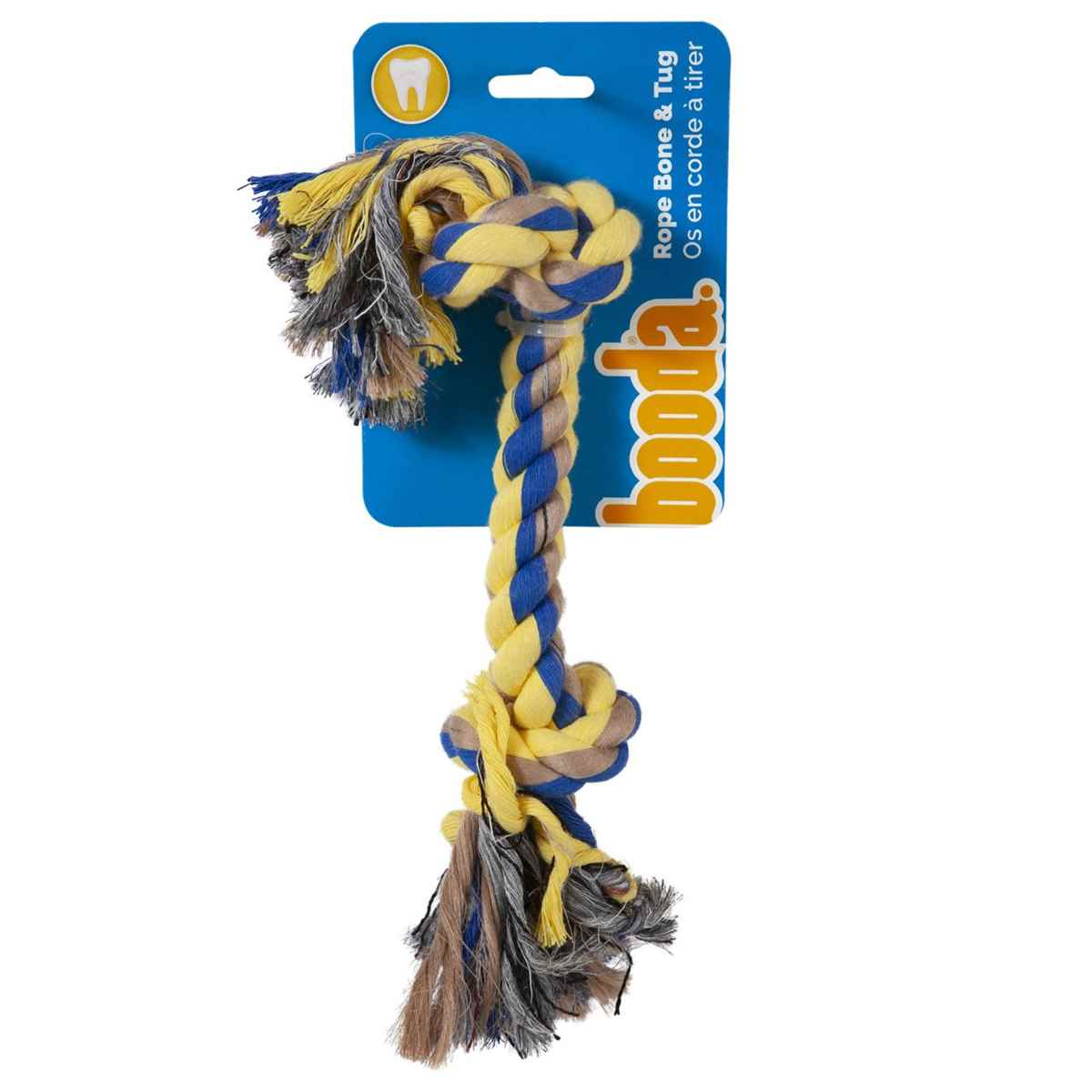 Booda İki Düğümlü Köpek Çekiştirme Halatı (Orta)