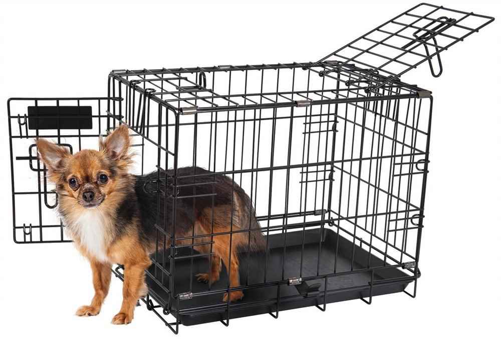 Petmate İki Kapılı Tel Kafes (48x30x36cm)