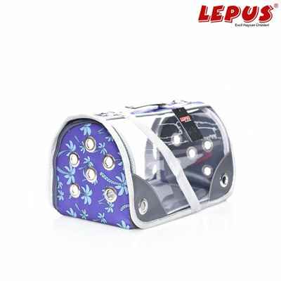 Şeffaf Fly Bag Çanta - Palmiye Mor (Medium)