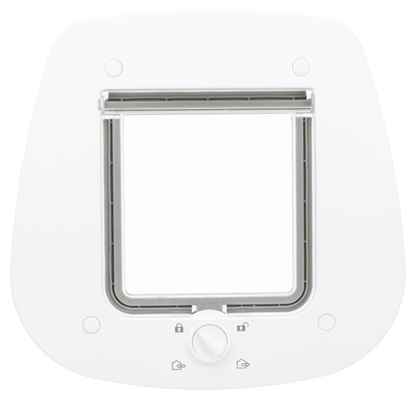 Trixie Kedi Kapısı, Cam İçin, 27 x 26cm, Beyaz