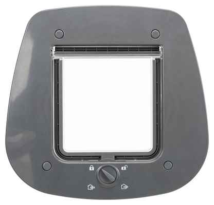 Trixie Kedi Kapısı, Cam İçin, 27 x 26cm, Gri