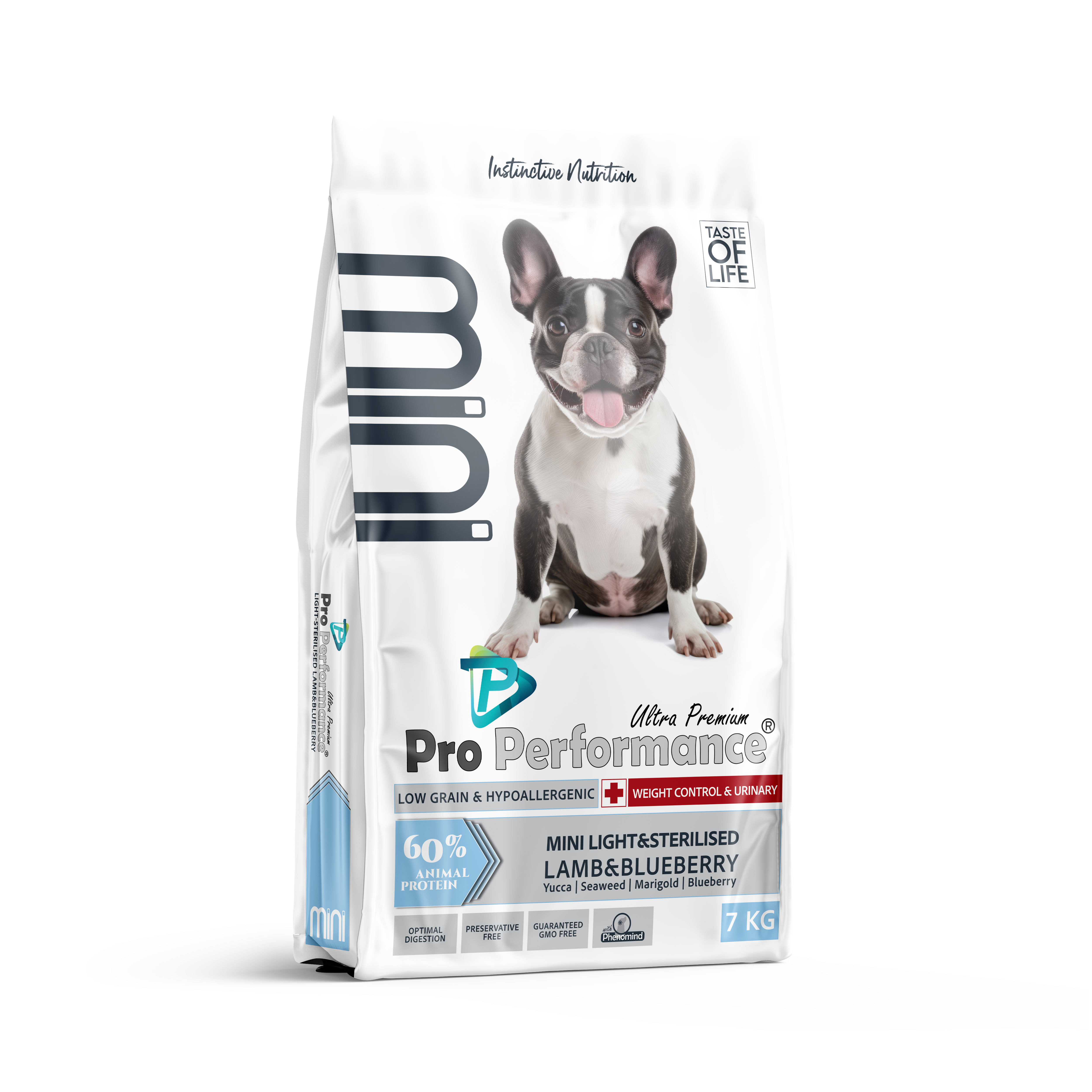 Pro Performance Ultra Premium Mini Kuzulu  Yabanmersinli Küçük Irk Light Kısırlaştırılmış Köpek Maması 7 KG