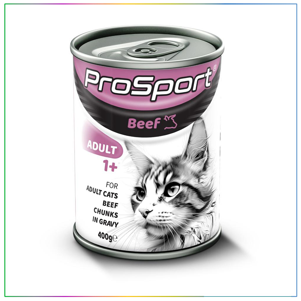 Prosport Chunk Sığır Etli Yetişkin Kedi Konservesi 400 gr x 20 Adet