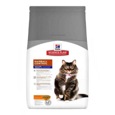 Hills Science Plan Tüy Yumakları Kontrolü için Tavuklu Yaşlı Kedi Maması 1.5 Kg