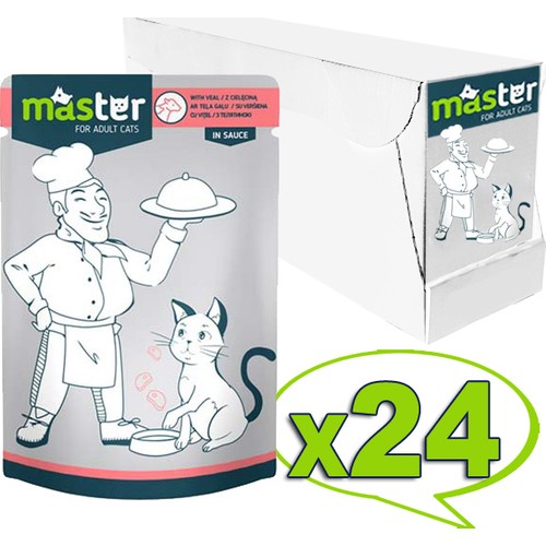 Master Pouch 80grx24 Adet Kedi Yaş Mama Çeşitleri