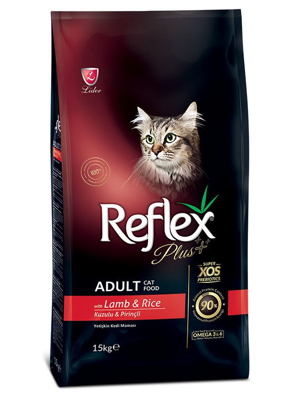 Reflex Plus 1 Kg Kuzu Etli Yetişkin Kedi Maması