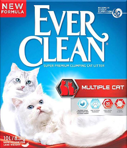 Ever Clean Multiple Cat Extra Güçlü Topaklaşan Kedi Kumu 10 Lt