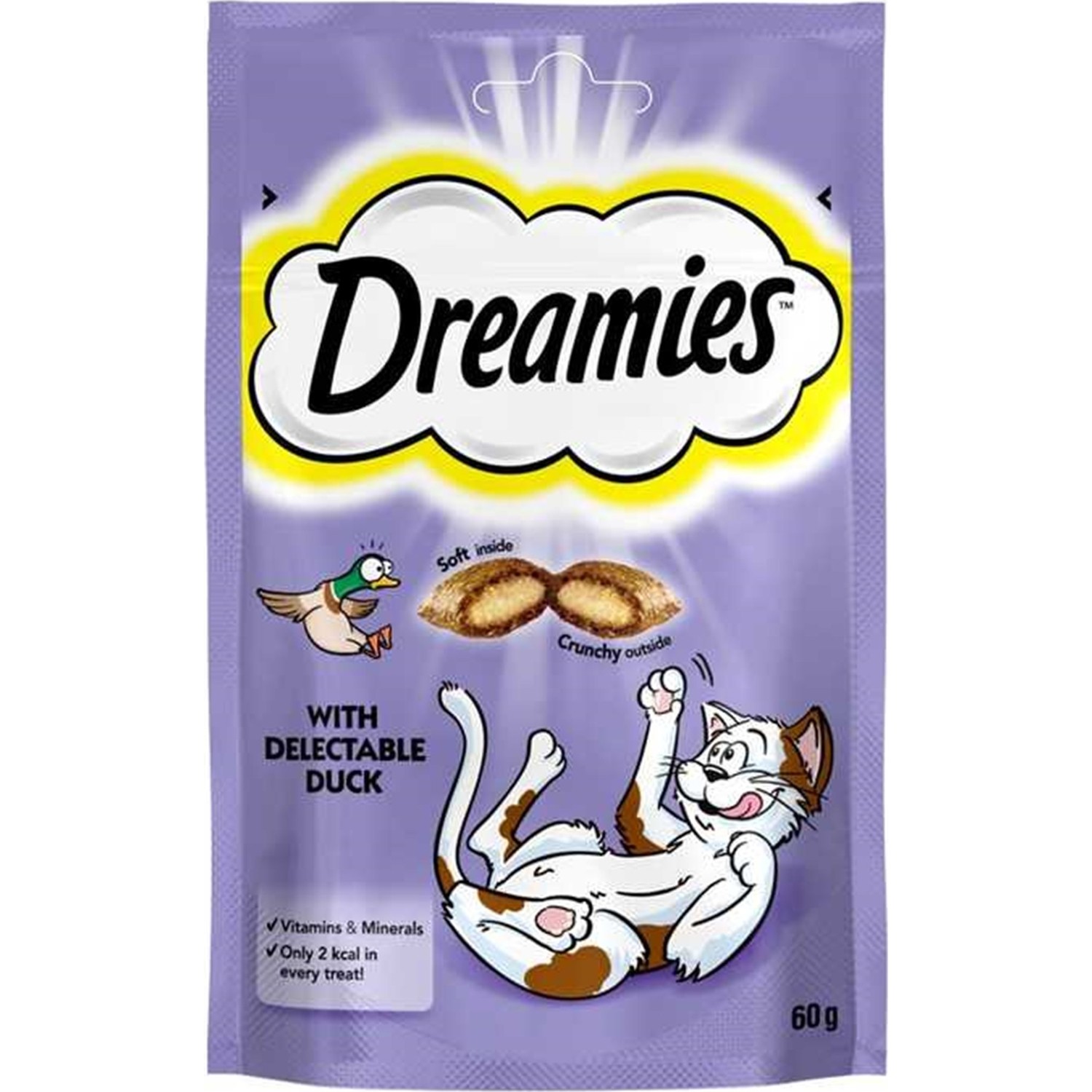 Dreamies İçi Dolgulu Ördekli Kıtır Kedi Ödülü 60 Gr