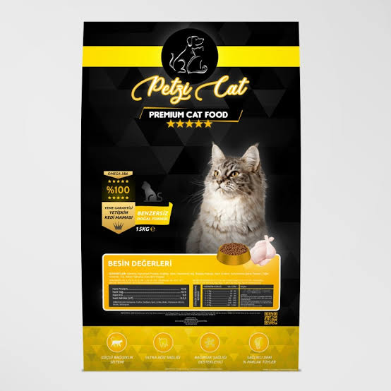 Petzi Cat Premium 1 Kg Tavuklu Yetişkin Kedi Maması