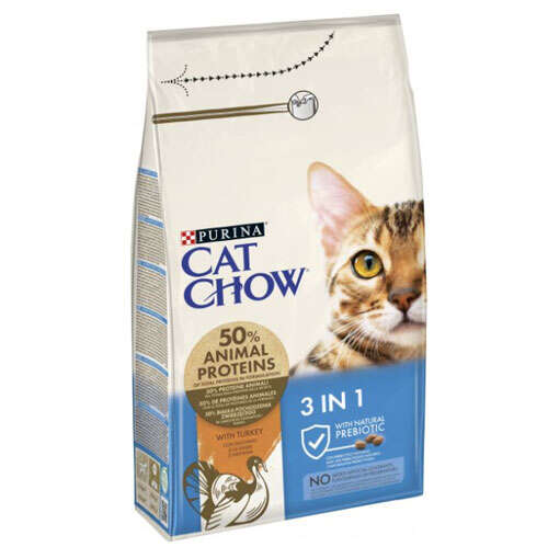 Cat Chow 3in1 Hindi Etli Kedi Kuru Maması 1,5 Kg