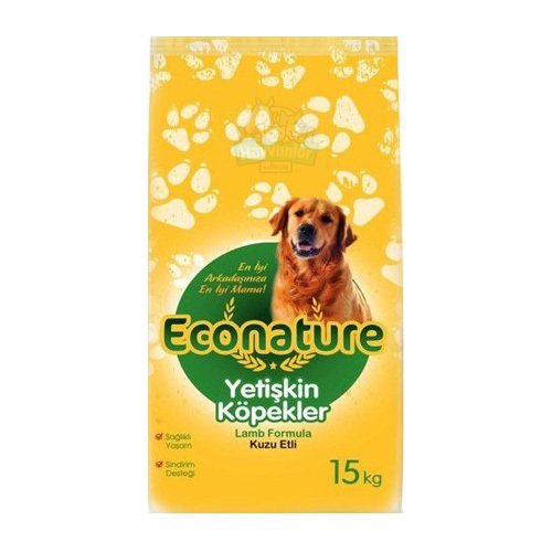 Econature Kuzu Etli 15 Kg Yetişkin Köpek Maması