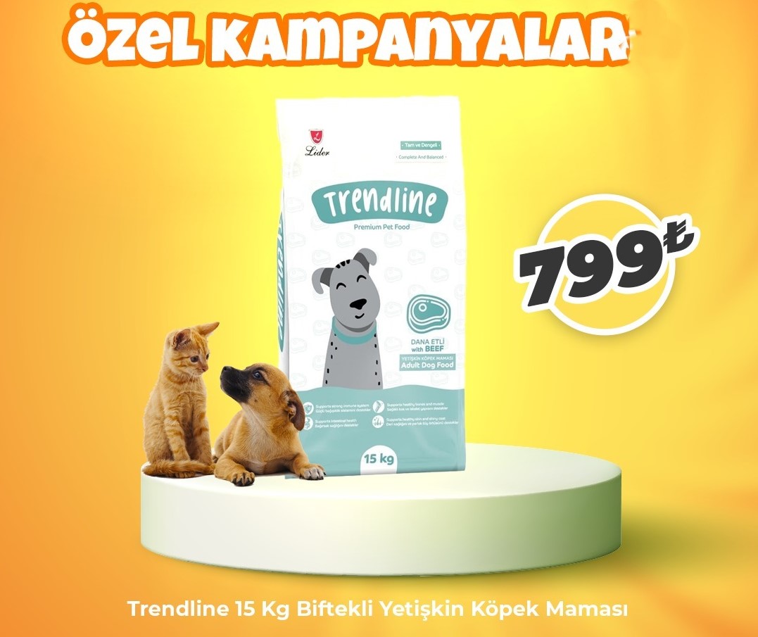 Trendline 15 Kg Biftekli Köpek Maması