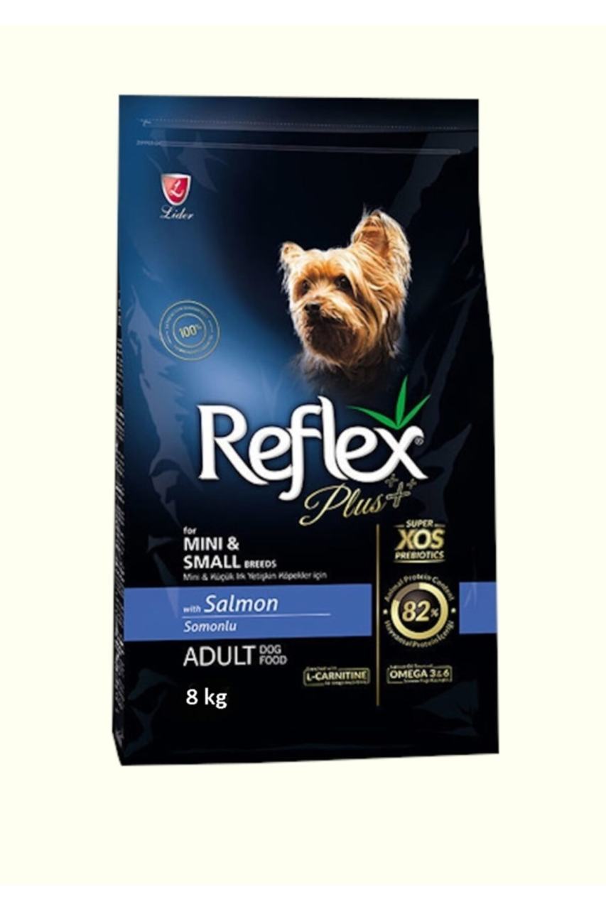 Reflex Plus Somonlu Mini ve Küçük Irk Yetişkin Köpek Maması 8 Kg