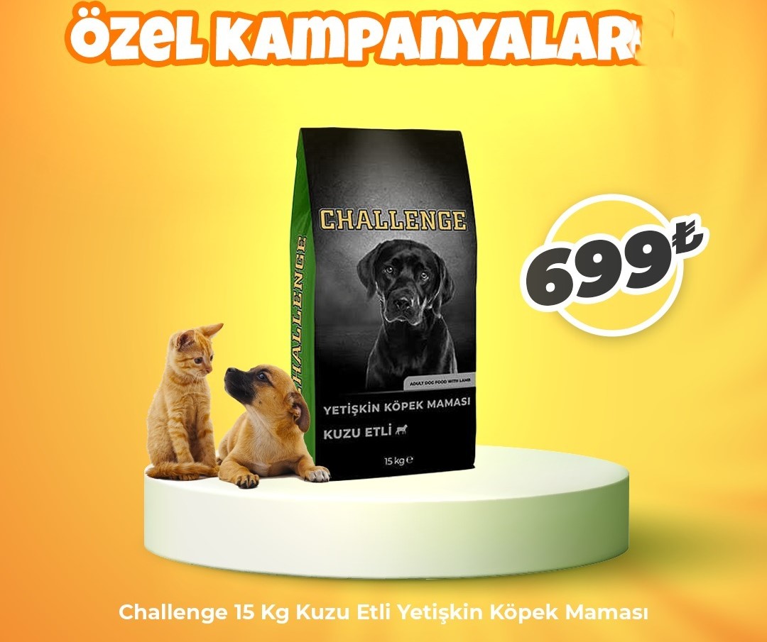 Challenge 15 Kg Kuzu Etli Yetişkin Köpek Maması