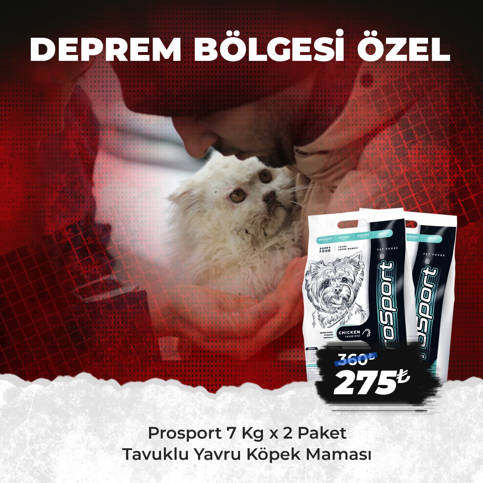 Prosport 7 Kg Tavuklu Yavru Köpek Maması x 2 Paket