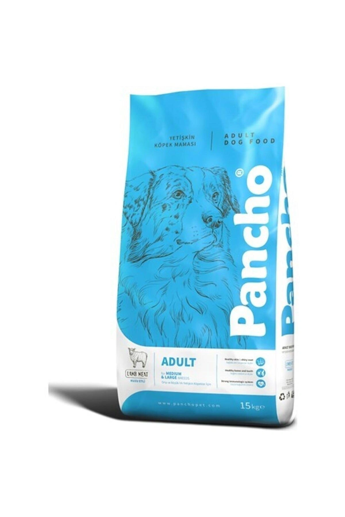 Pancho Kuzu Etli Yetişkin Köpek Maması 15 kg