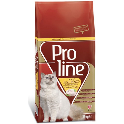 Proline 15 Kg Renkli Tavuklu Yetişkin Kedi Maması