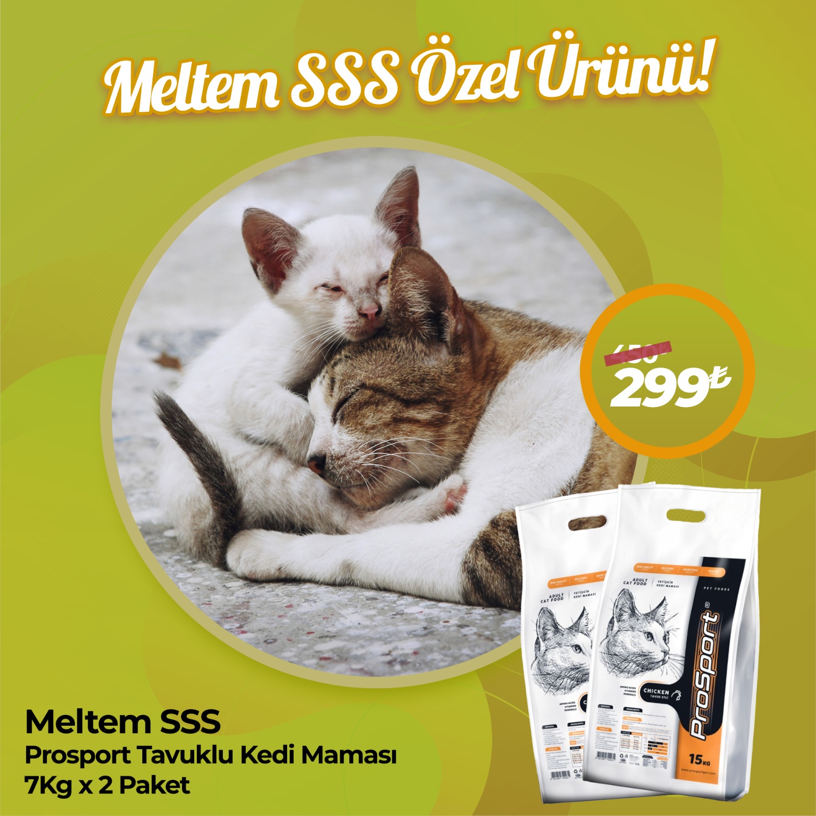 Meltem SSS Özel Ürünü Kedi