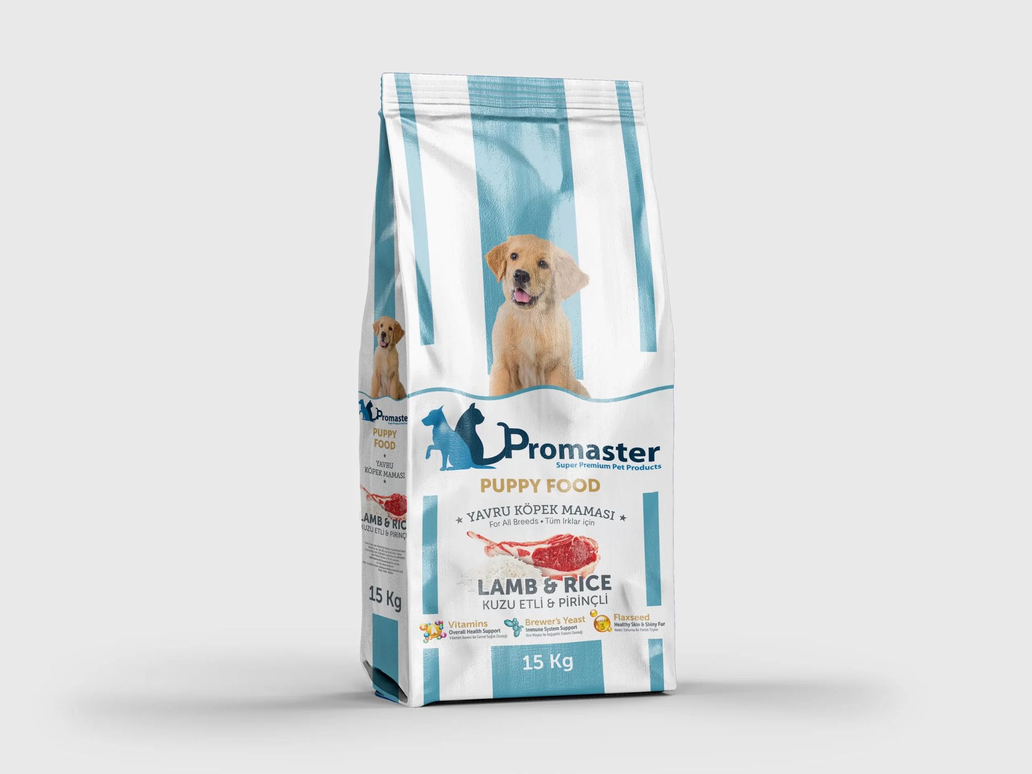 Promaster Yavru Köpek İçin Kuzu ve Pirinçli Kuru Mama 15 Kg