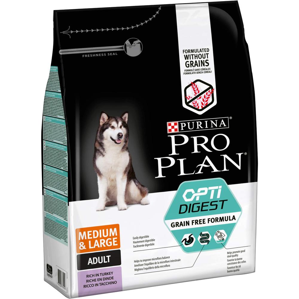 proplan Adult Medıum&Large Tahılsız Hindili Orta Ve Büyük Irk Yetişkin Köpek Maması 2.5 Kg