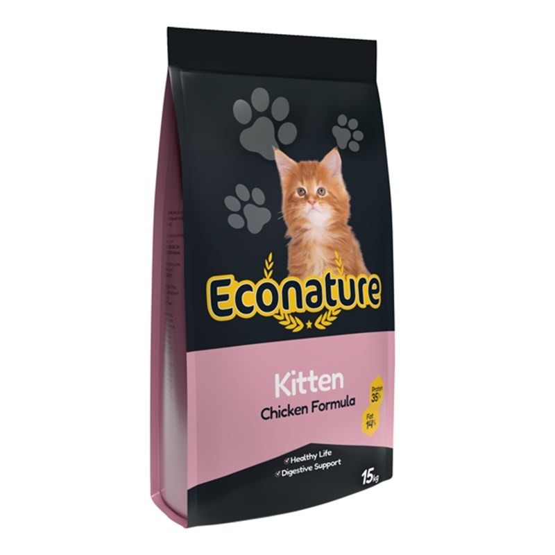 Econature Plus Kitten 15 Kg Tavuklu Yavru Kedi Maması