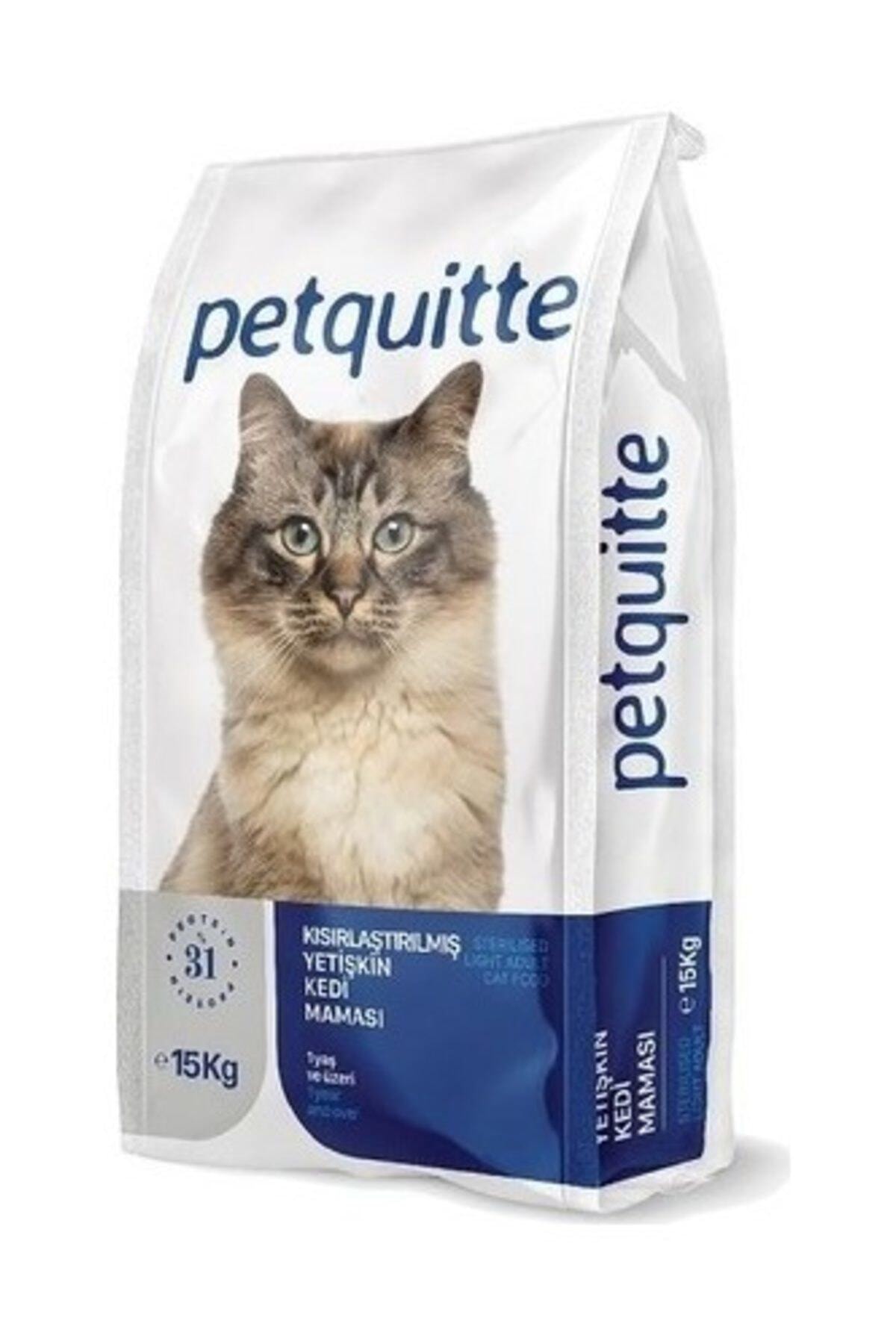 Petquitte 15 Kg Kısırlaştırılmış Somonlu Kedi Maması