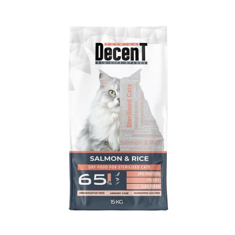 Decent Sterilised Urinary Care Balıklı ve Pirinçli Kısırlaştırılmış Kedi Maması 15 Kg