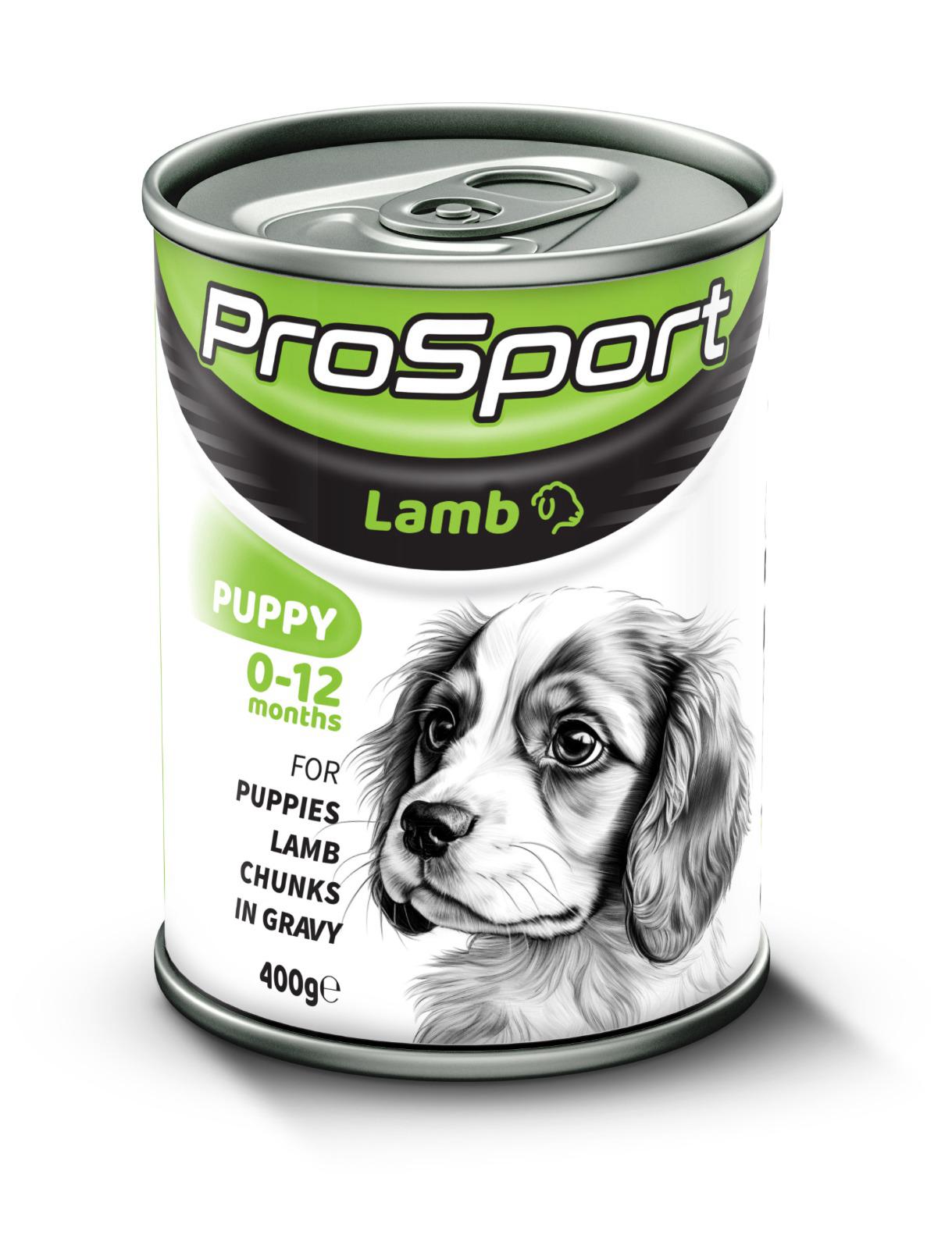 Prosport Chunk Kuzu Etli Yavru Köpek Konservesi 400 gr x 20 Adet