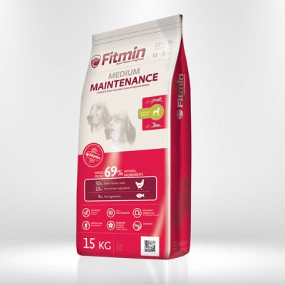 Fitmin %50 Taze Tavuk Etli Orta Irk Yetişkin Köpek Maması 3 Kg