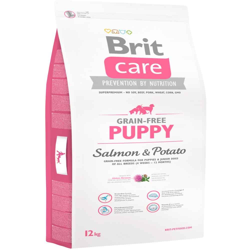 Brit Care Puppy Tahılsız Somonlu Küçük Ve Orta Irk Yavru Köpek Maması 12 Kg
