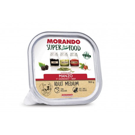 Morando Super Pet Food Medium Adult Biftekli Köpek Pate 300 gr