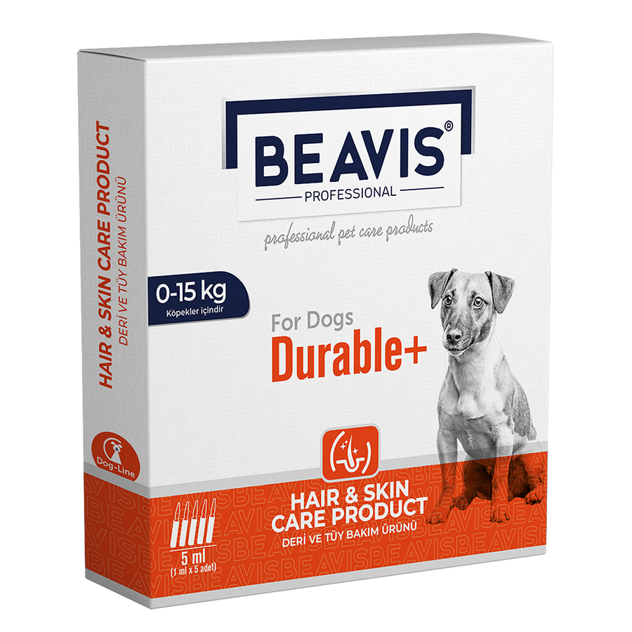 Beavis Durable+Dog Ense Damlası 0-15 Kg S.M (5 li paket)