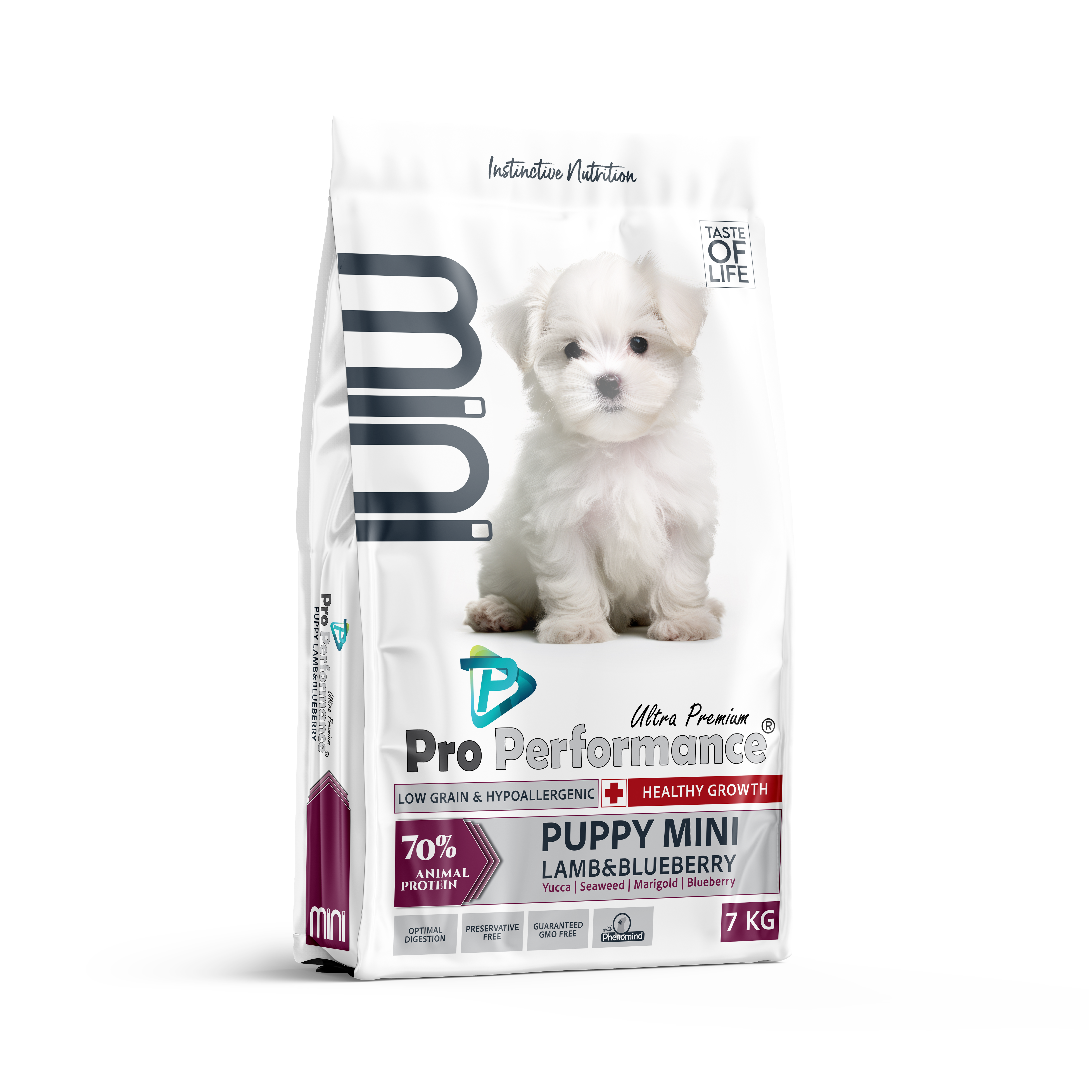 Pro Performance Ultra Premium Mini Puppy Kuzulu ve Yabanmersinli Küçük Irk Yavru Köpek Maması 7KG