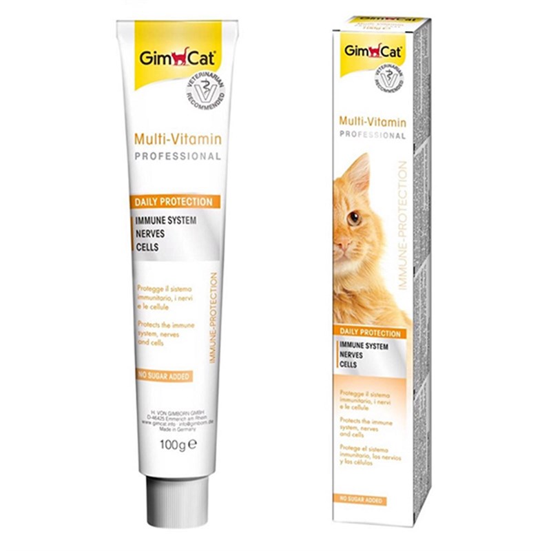 Gimcat Multi Vitamin Paste 12 Vitaminli Kedi Macunu 100 Gr