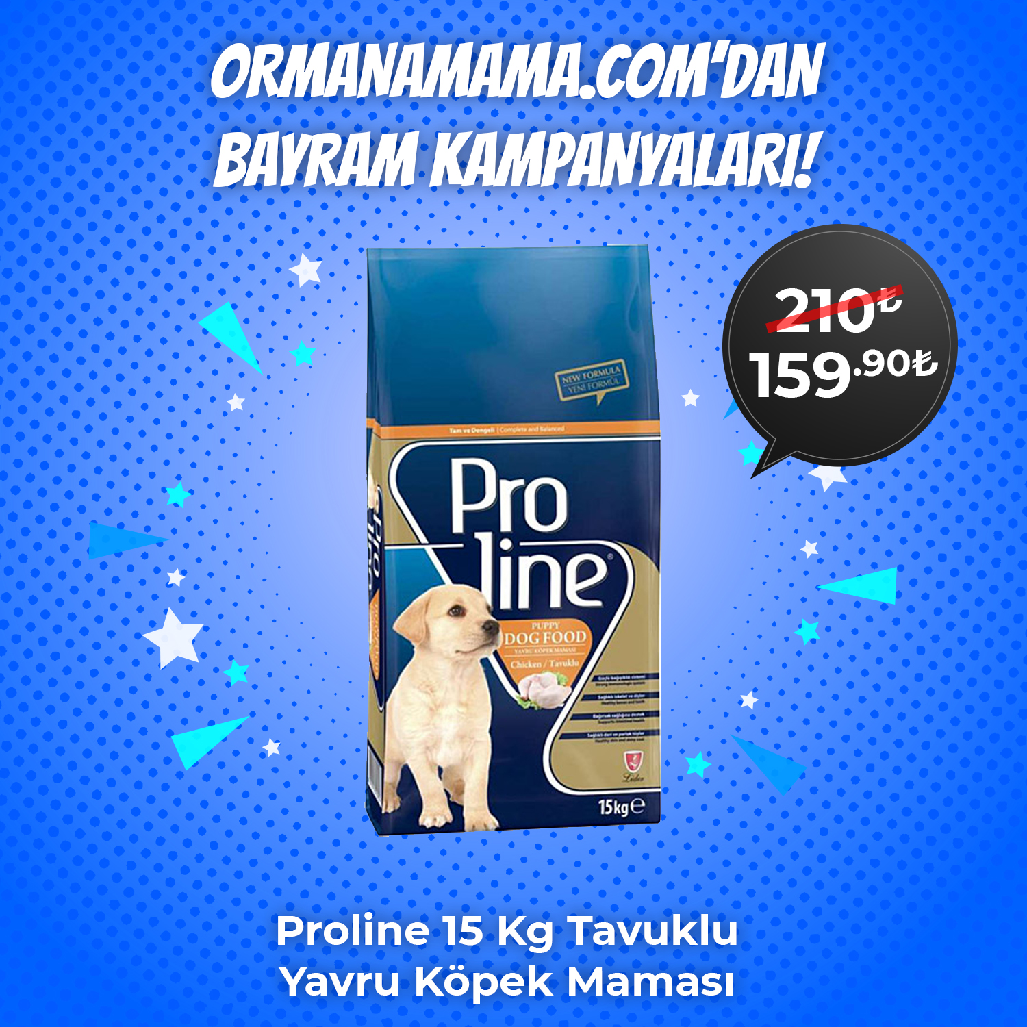 Proline 15 Kg Tavuklu Yavru Köpek Maması