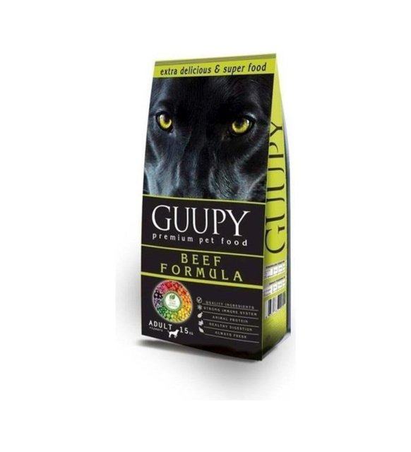 Guupy Biftekli Yetişkin Köpek Maması 15 Kg